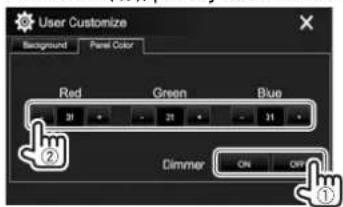 KENWOOD DDX24BT - Austement de votre couleur personalisée - 2