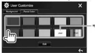 KENWOOD DDX24BT - Changement de la disposition de l'affichage - 6