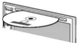 KENWOOD DDX24BT - Insertion d'un disque - 1