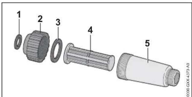 STIHL RE 150 - Waterfilter reinigen - 1