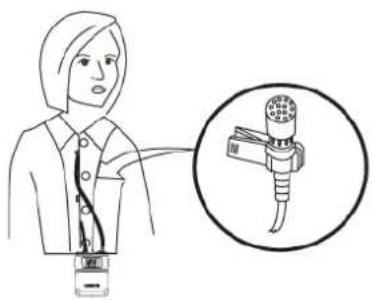Vonyx WM62 - Lavalier microphone - 2