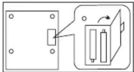 Emos EV023 - Remplacement des piles - 1