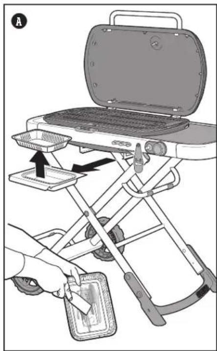 WEBER Traveler - Nettoyez la grille de cuisson - 1