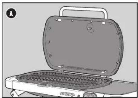 WEBER Traveler - Pour eteindre les bruleurs - 1