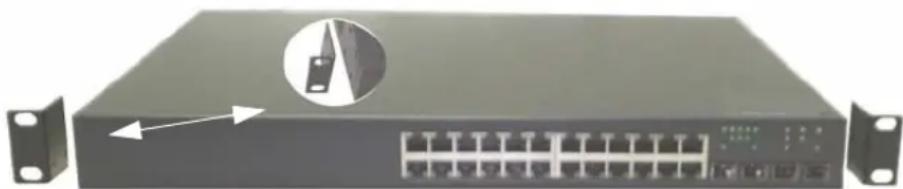 DELL PowerConnect 6248P - Montage en rack - 1