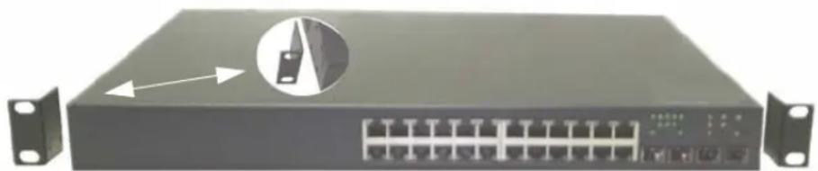DELL PowerConnect 6248P - Eikóva 1-1. Šuvδεση των στηριγματων - 1