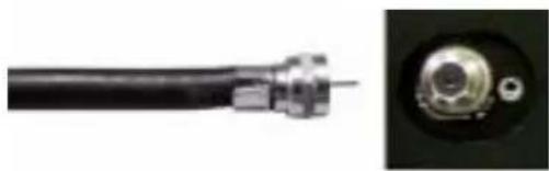 DELL W3202MJ - Uso del conector TV IN (coaxial) - 1