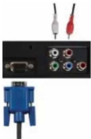 DELL W3202MJ - Using the VGA Connector - 1