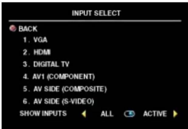 DELL W3202MJ - Input Select - 1