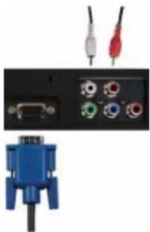 DELL W3202MJ - Utilisation du connecteur VGA - 1