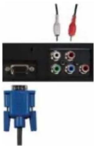 DELL W3202MJ - Uso del conector VGA - 1