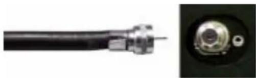 DELL W3202MJ - Utilisation du connecteur TV IN (coaxial) - 1