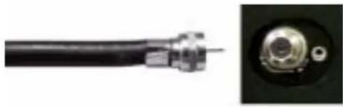 DELL W3202MJ - Using the TV IN Connector (Coaxial) - 1