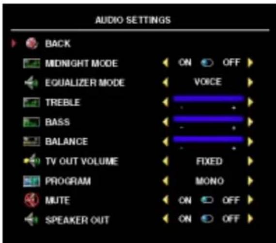 DELL W3202MJ - Audio Settings - 1