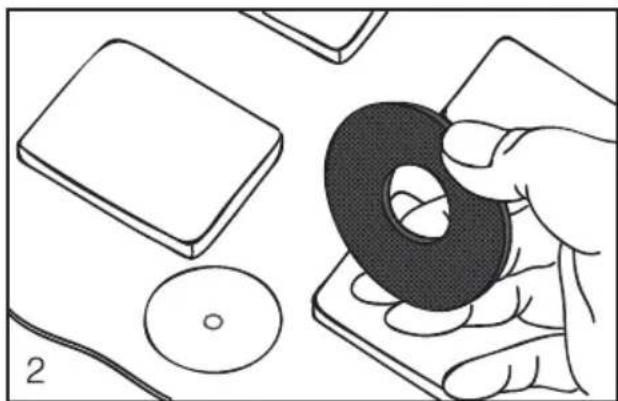 SereneLife PHSPAMT24HT - PLAQUE ADHÉSIVE DOUBLE FACE : - 2