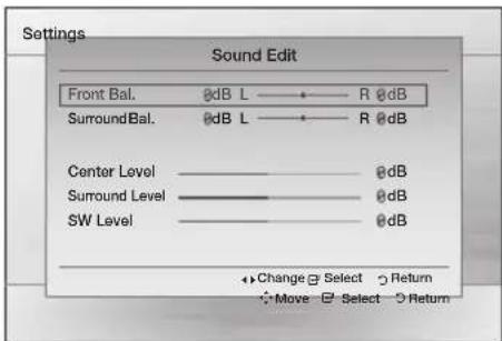SAMSUNG HTD450K - Sound Edit - 1