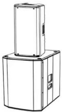 DB Technologies SUB 612 - USAGE WITH SPEAKER IN A STACK - 1