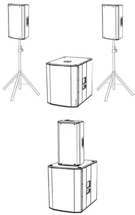 DB Technologies SUB 612 - VERWENDUNG AM BODEN - 1