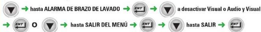 Hobart LXER2 - ALARMA DE BRAZO DE LAVADO activa o desactiva una alarma que alerta al operador de que los brazos de lavado peuvent estar obstruidos o bloqueados. - 1