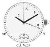 Maurice Lacroix Automatikuhr Pontos Day Date - CÓDIGO DE LAS ILLUSTRACIONES DE MOVIMIENTOS AUTOMÁTICOS - 5