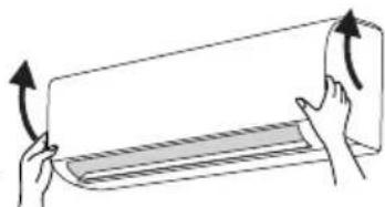 SAMSUNG AR09BVHGAWKAF - Limpar o filtro - 1