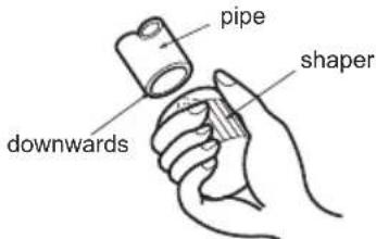 SAMSUNG AR09BVHGAWKAF - B: Remove the burrs - 1