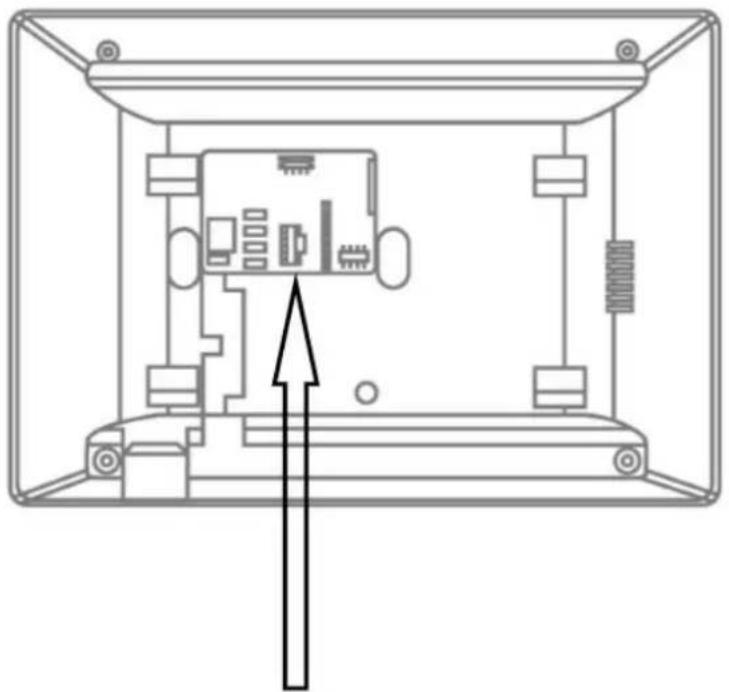 ABUS TVHS20340 - Etagebeldrukker op de hoofdmonitor aansluten - 1