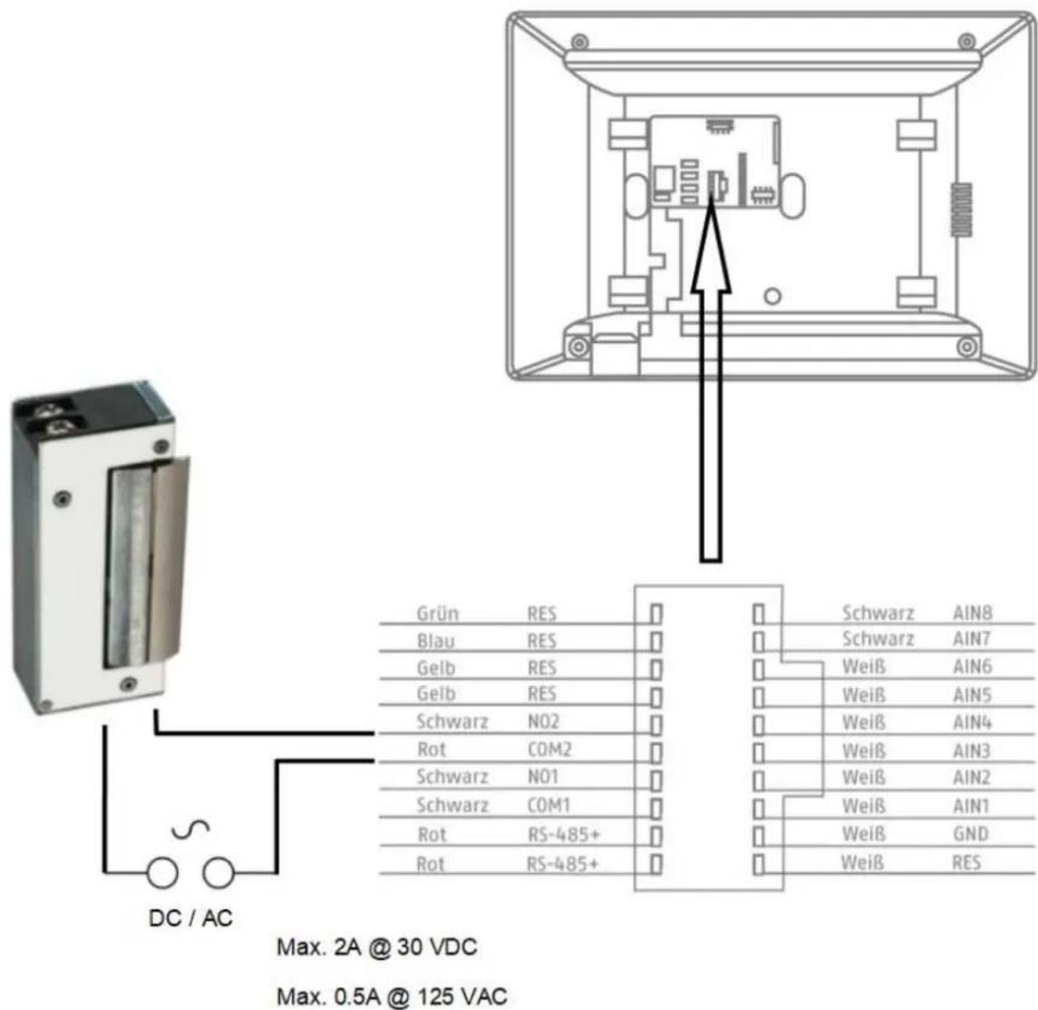 ABUS TVHS20340 - Anschluss vorhandener Turoffner an Turstations-Monitor - 2