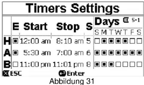DAB E.Swim 150 M - Timer Settings (Einstellung der Timer) - 1