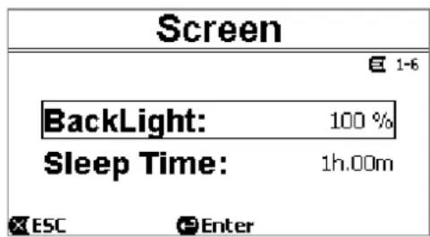DAB E.Swim 150 M - Screen adjustment - 1