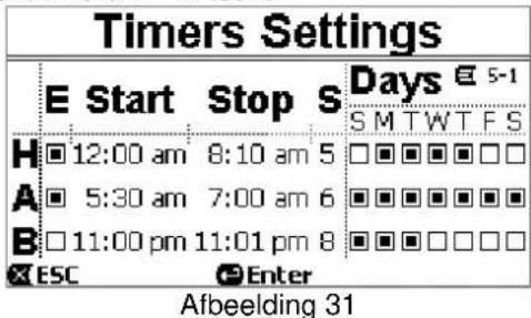DAB E.Swim 150 M - Timer Settings (Instelling van de timers) - 1