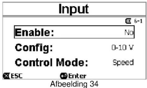 DAB E.Swim 150 M - Configuratie van de ingangen ("Input") - 1