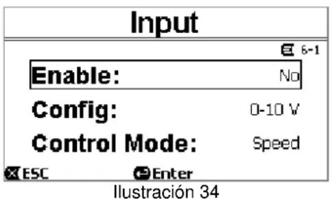 DAB E.Swim 150 M - Configuración de las entradas («Input») - 1