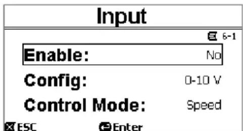 DAB E.Swim 150 M - Configurazione degli ingressi ("Input") - 1
