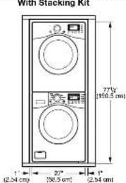 LG WM3988HWA - INSTALLATIONS WITH OPTIONAL PEDESTAL BASE OR STACKING KIT - 2