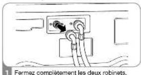 LG WM3988HWA - Nettoyage des filtres d'admission d'eau - 1