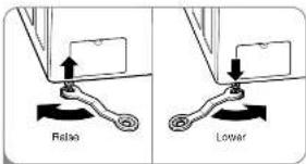 LG WM3988HWA - LEVELING THE WASHER - 2
