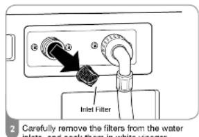 LG WM3988HWA - Cleaning the Water Inlet Filters - 3