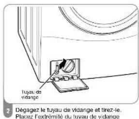 LG WM3988HWA - Nettoyer le filtre de la pompe de vidange - 2