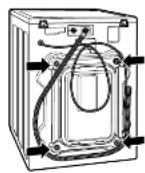 LG WM3988HWA - Déballage et retrait des boulons d'expédition - 2