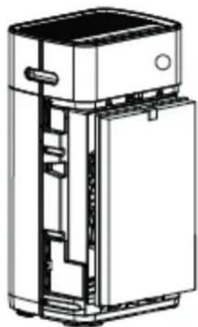 Clean Air Optima CA509Pro Smart - Smontare il pannello - 1