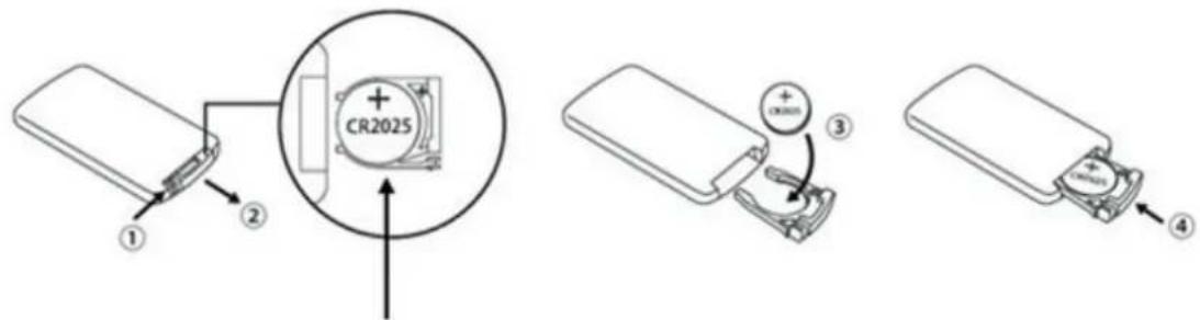 Clean Air Optima CA509Pro Smart - Inlocuirea bateriei - 1