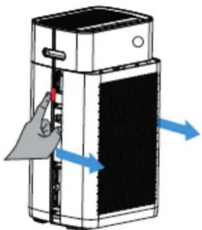 Clean Air Optima CA509Pro Smart - Lietošana (filtra uzstādīšana prieksā un aizmugure) - 1