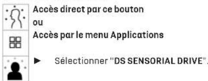 DS 9 (2023) - Accès à la page d'accueil de la fonction DS SENSORIAL DRIVE - 1