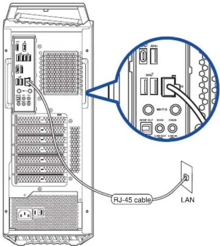 ASUS G15CF - Pour vous connecter à un réseau local: - 1