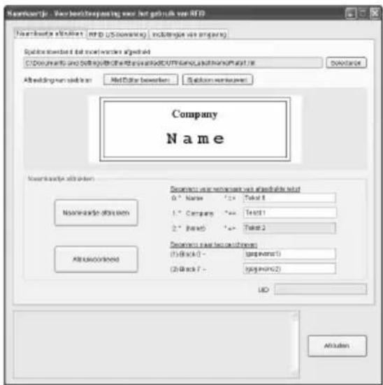 BROTHER PTouch RL700S - ■ Naamkaartje - 1