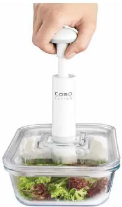 CASO VacuBoxx EcoSet - Vacumenen met handpomp - 1