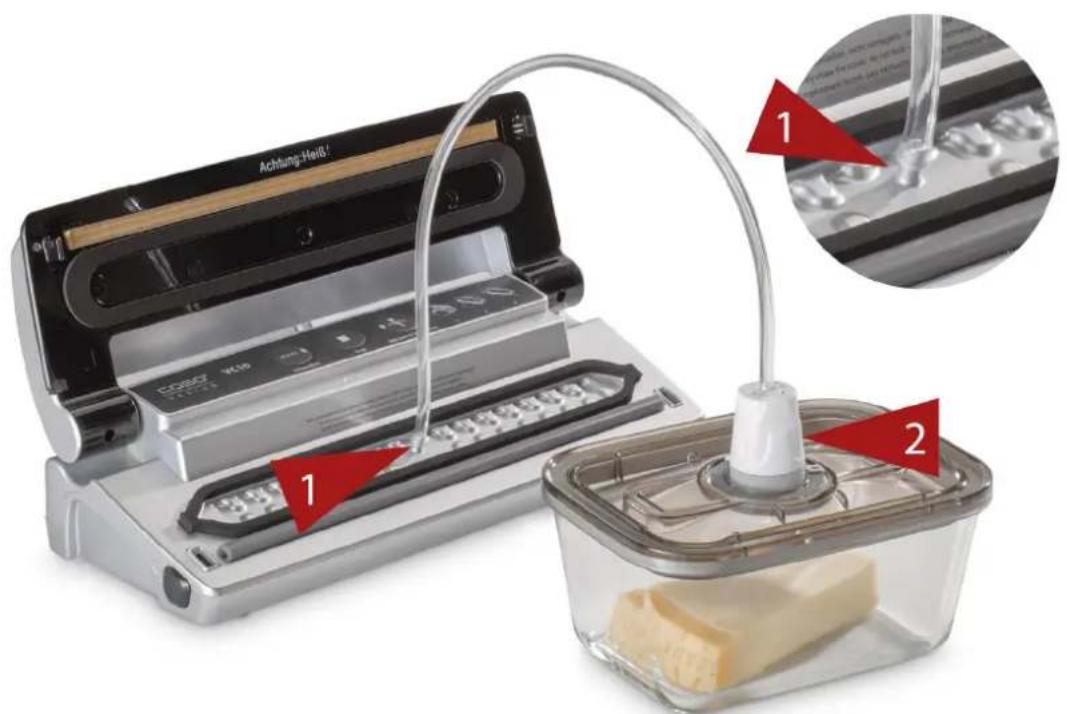 CASO VacuBoxx EcoSet - Vakuumieren mit Vakuumiergeräten - 1