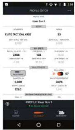 BUSHNELL Nitro 1800 - UTILISATION DE L'APPLICATION BUSHNELL BALLISTIC POUR TELLECHARGER VOS DONNNEES DE CHARGEMENT DE MUNITIONS (NITRO EN MODE AbU) - 2