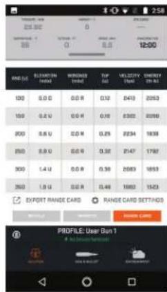 BUSHNELL Nitro 1800 - UTILISATION DE L'APPLICATION BUSHNELL BALLISTIC POUR TELLECHARGER VOS DONNNEES DE CHARGEMENT DE MUNITIONS (NITRO EN MODE AbU) - 13